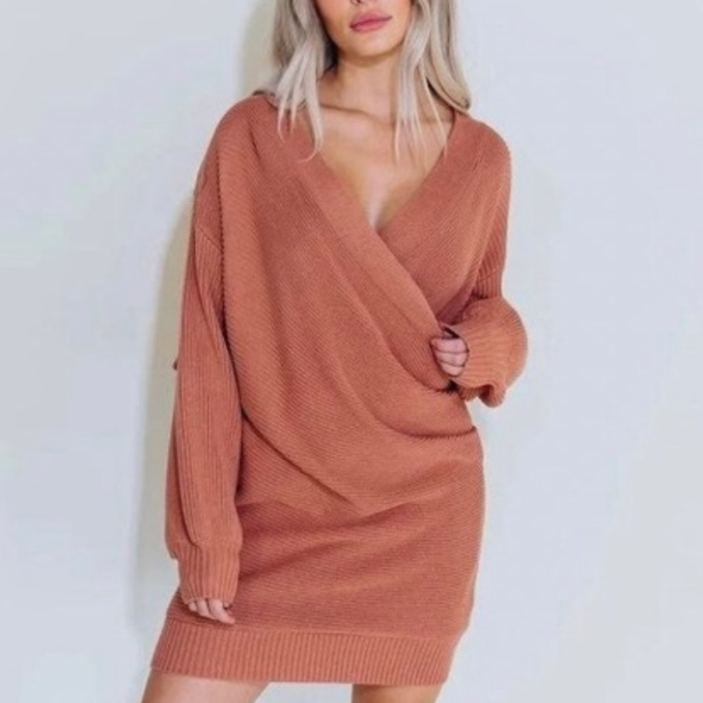 Kittenish Brighton Spiced Sweater Dress